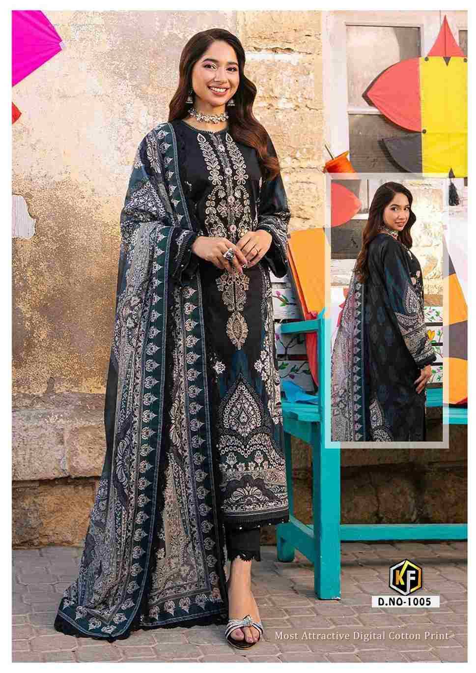 Asim Jofa By Keval Fab 1001 To 1006 Series Beautiful Festive Suits Colorful Stylish Fancy Casual Wear & Ethnic Wear Heavy Cotton Print Dresses At Wholesale Price