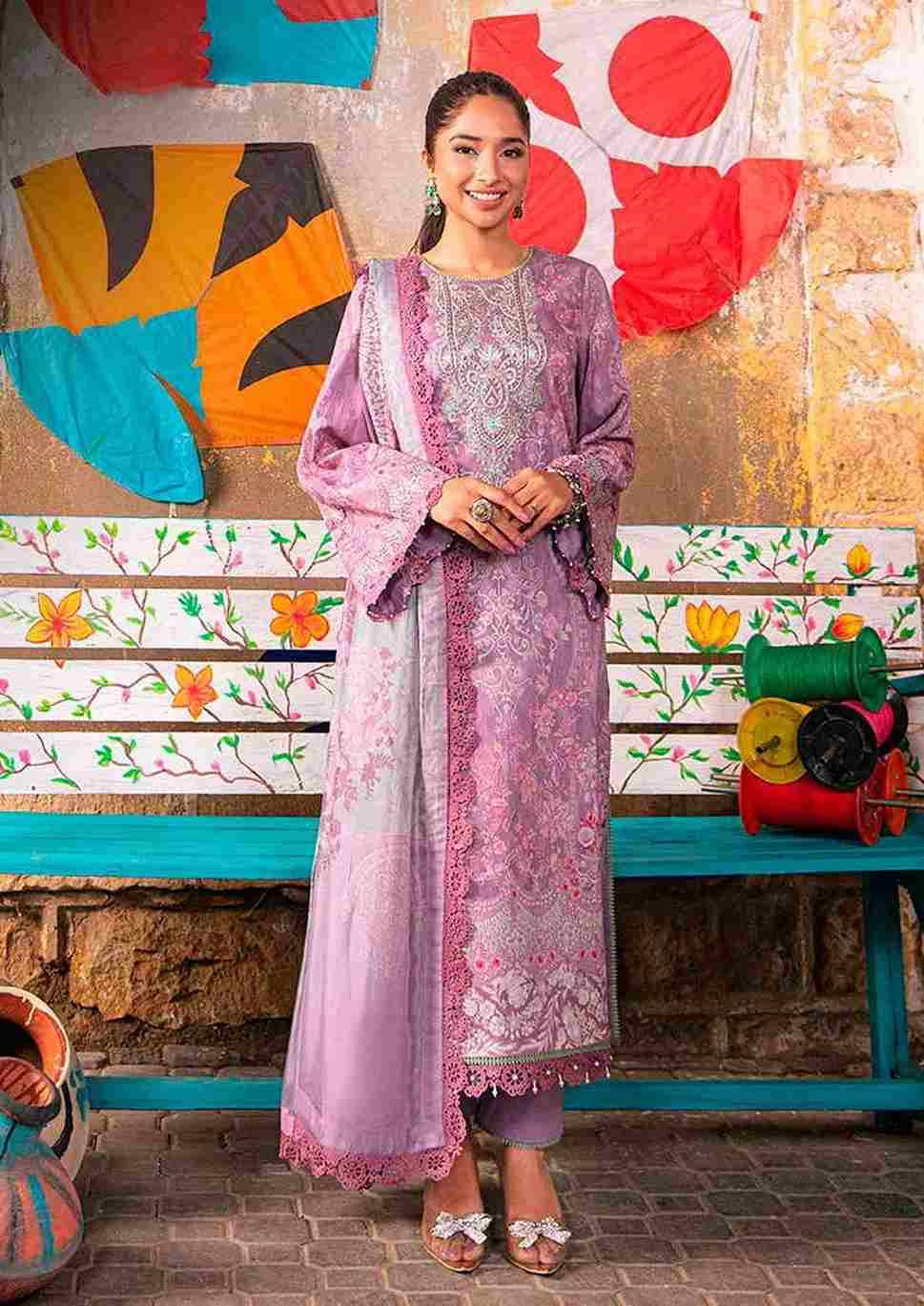 Ramsha Vol-2 By Hala 2001 To 2006 Series Beautiful Festive Suits Stylish Fancy Colorful Casual Wear & Ethnic Wear Pure Cotton Digital Print Dresses At Wholesale Price
