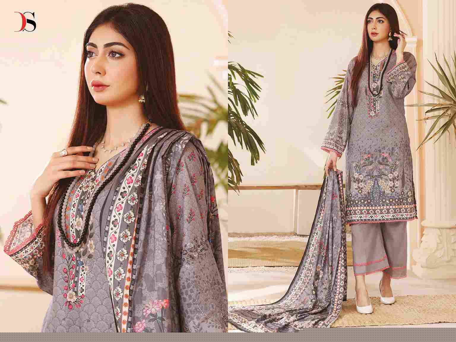 Firdous Lawn-24 By Deepsy Suits 5011 To 5018 Series Designer Pakistani Suits Beautiful Stylish Fancy Colorful Party Wear & Occasional Wear Pure Cotton Dresses At Wholesale Price