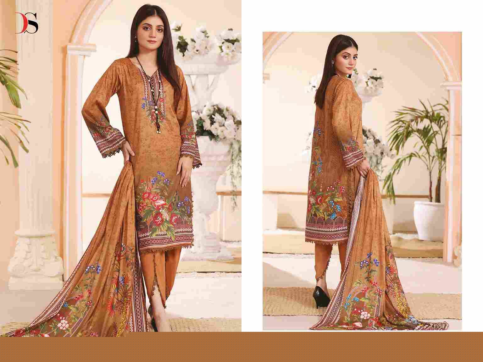 Firdous Lawn-24 By Deepsy Suits 5011 To 5018 Series Designer Pakistani Suits Beautiful Stylish Fancy Colorful Party Wear & Occasional Wear Pure Cotton Dresses At Wholesale Price