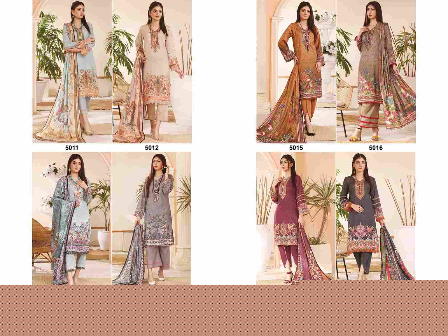 Firdous Lawn-24 By Deepsy Suits 5011 To 5018 Series Designer Pakistani Suits Beautiful Stylish Fancy Colorful Party Wear & Occasional Wear Pure Cotton Dresses At Wholesale Price