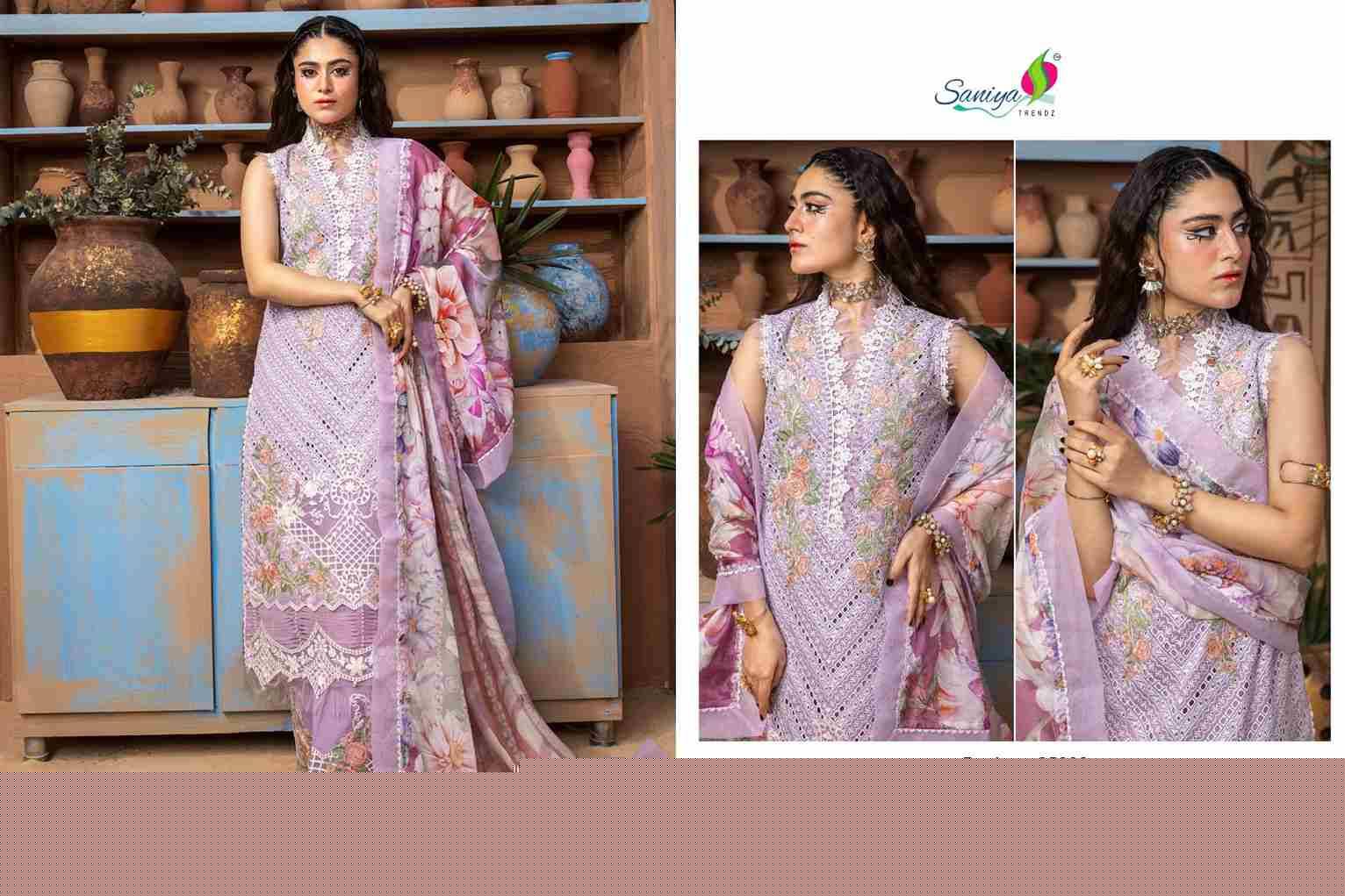 Adan Libas Chikankari Vol-25 By Saniya Trendz 25001 To 25004 Series Designer Pakistani Suits Beautiful Stylish Fancy Colorful Party Wear & Occasional Wear Pure Cotton Embroidered Dresses At Wholesale Price
