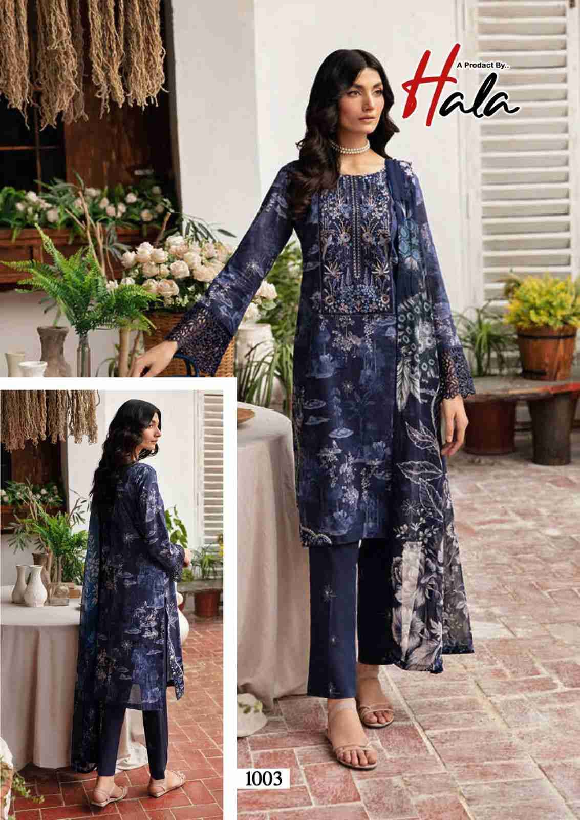 Rangrez Vol-2 By Hala 1001 To 1006 Series Beautiful Pakistani Suits Stylish Colorful Fancy Casual Wear & Ethnic Wear Heavy Cotton Print Dresses At Wholesale Price