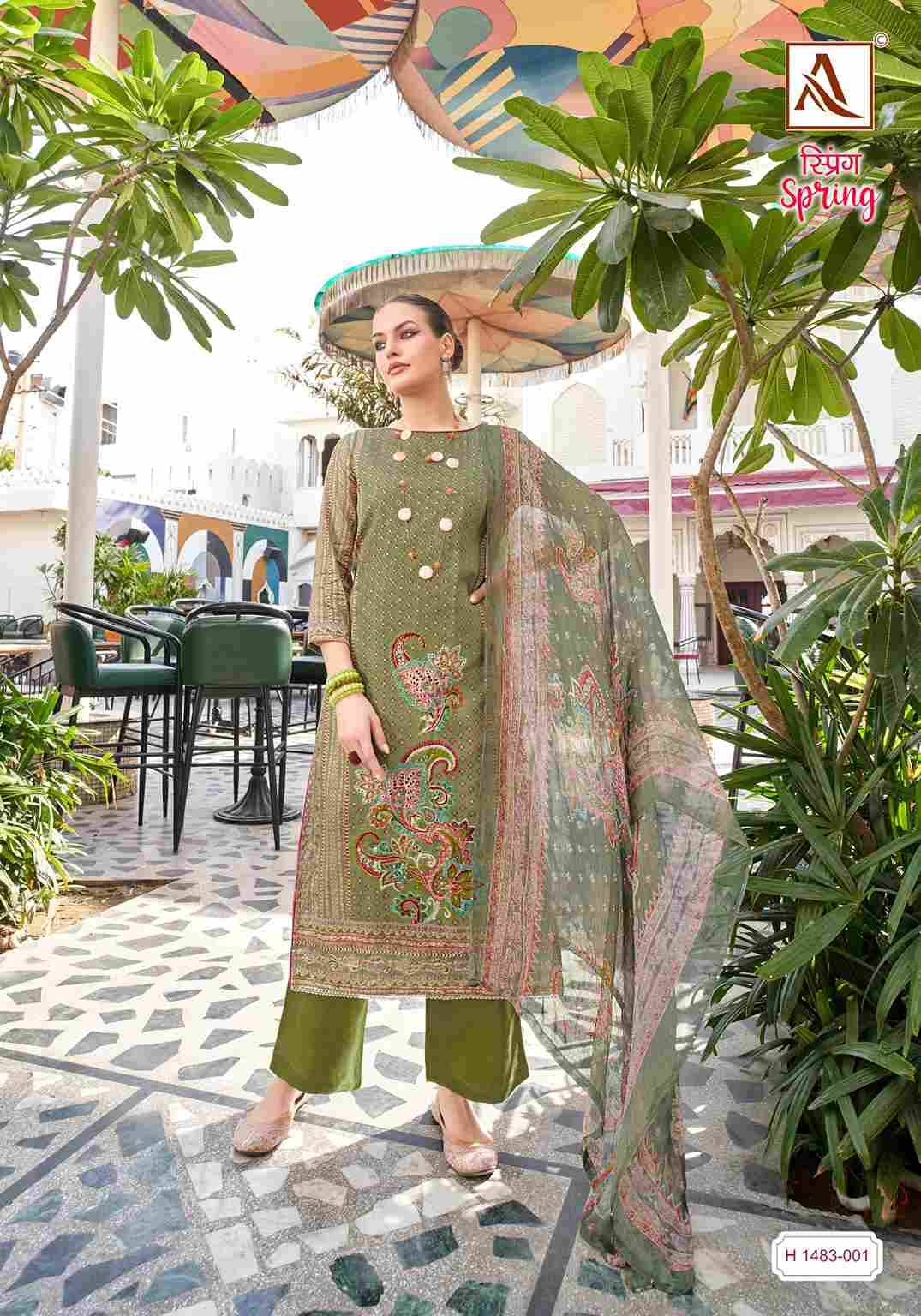 Spring By Alok Suit 1483-001 To 1483-006 Series Indian Traditional Wear Collection Beautiful Stylish Fancy Colorful Party Wear & Wear Pure Jam Print Dress At Wholesale Price