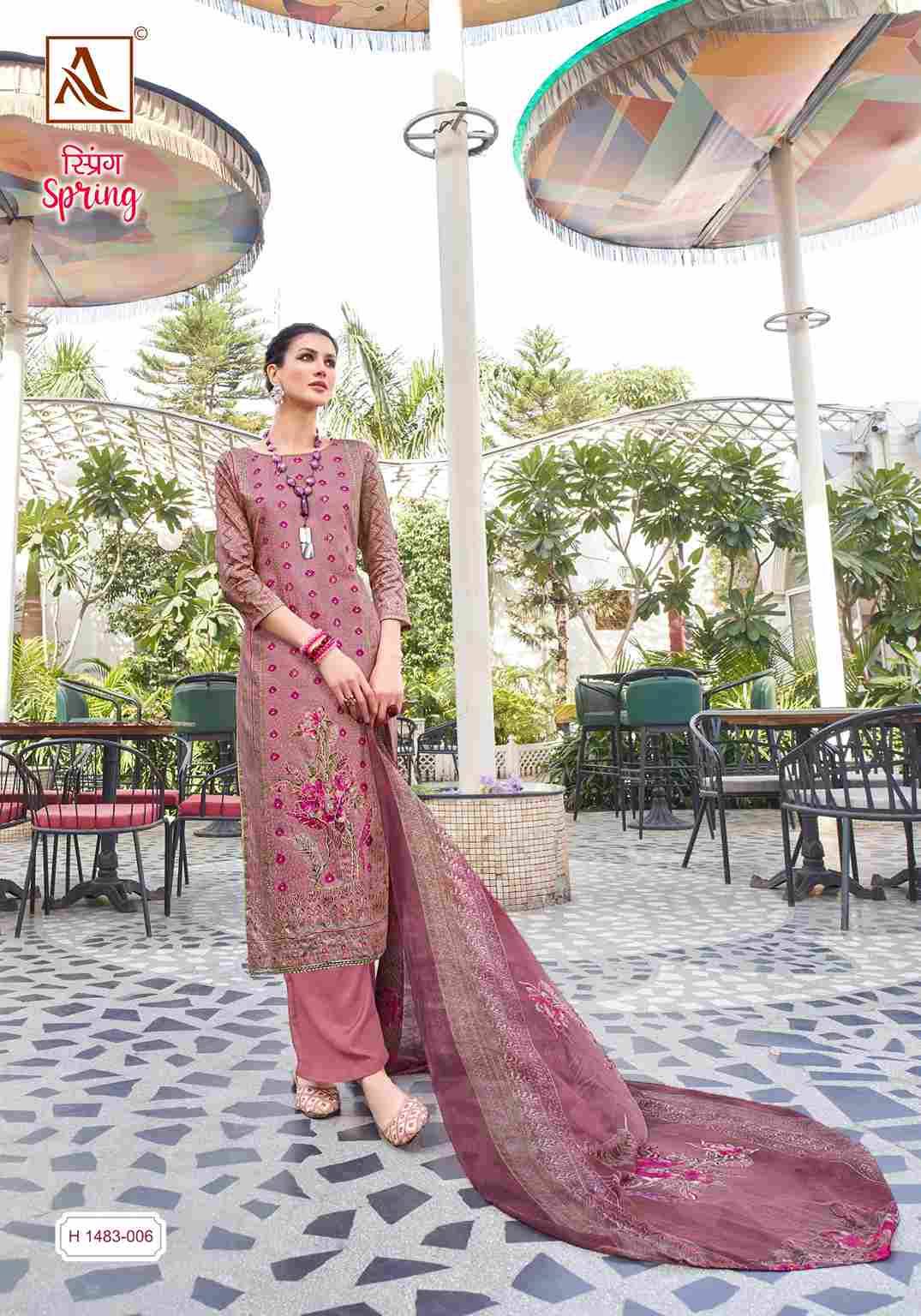 Spring By Alok Suit 1483-001 To 1483-006 Series Indian Traditional Wear Collection Beautiful Stylish Fancy Colorful Party Wear & Wear Pure Jam Print Dress At Wholesale Price