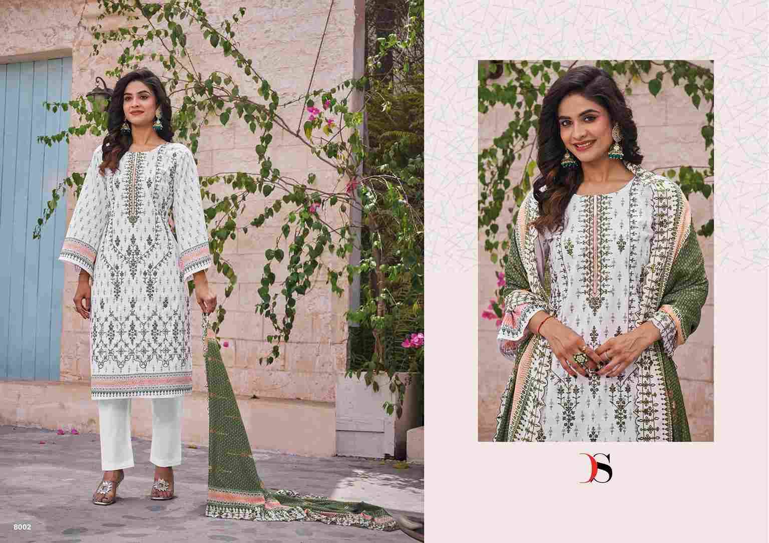Bin Saeed Vol-8 By Deepsy Suits 8001 To 8006 Series Designer Pakistani Suits Beautiful Stylish Fancy Colorful Party Wear & Occasional Wear Pure Cotton Dresses At Wholesale Price