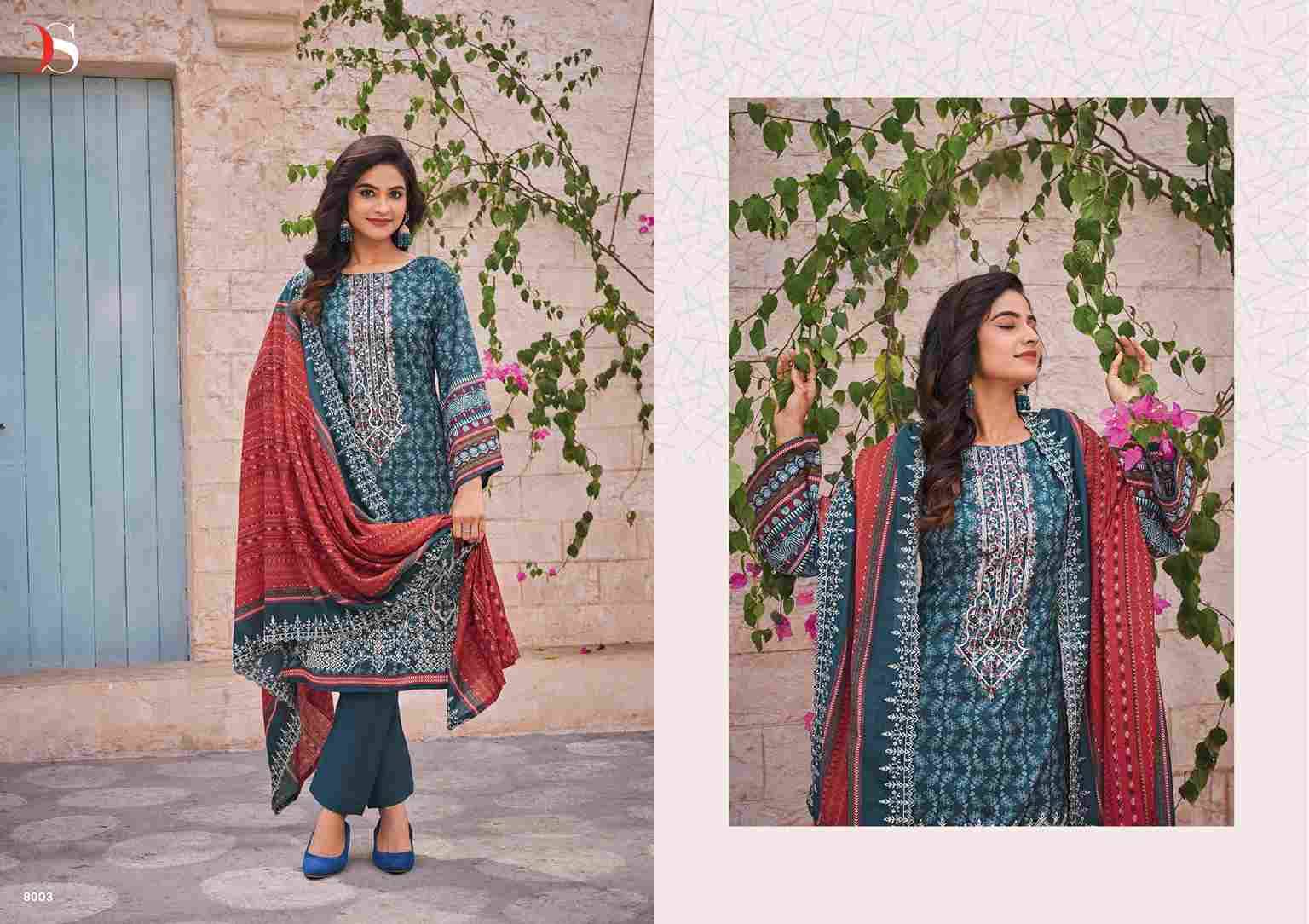 Bin Saeed Vol-8 By Deepsy Suits 8001 To 8006 Series Designer Pakistani Suits Beautiful Stylish Fancy Colorful Party Wear & Occasional Wear Pure Cotton Dresses At Wholesale Price