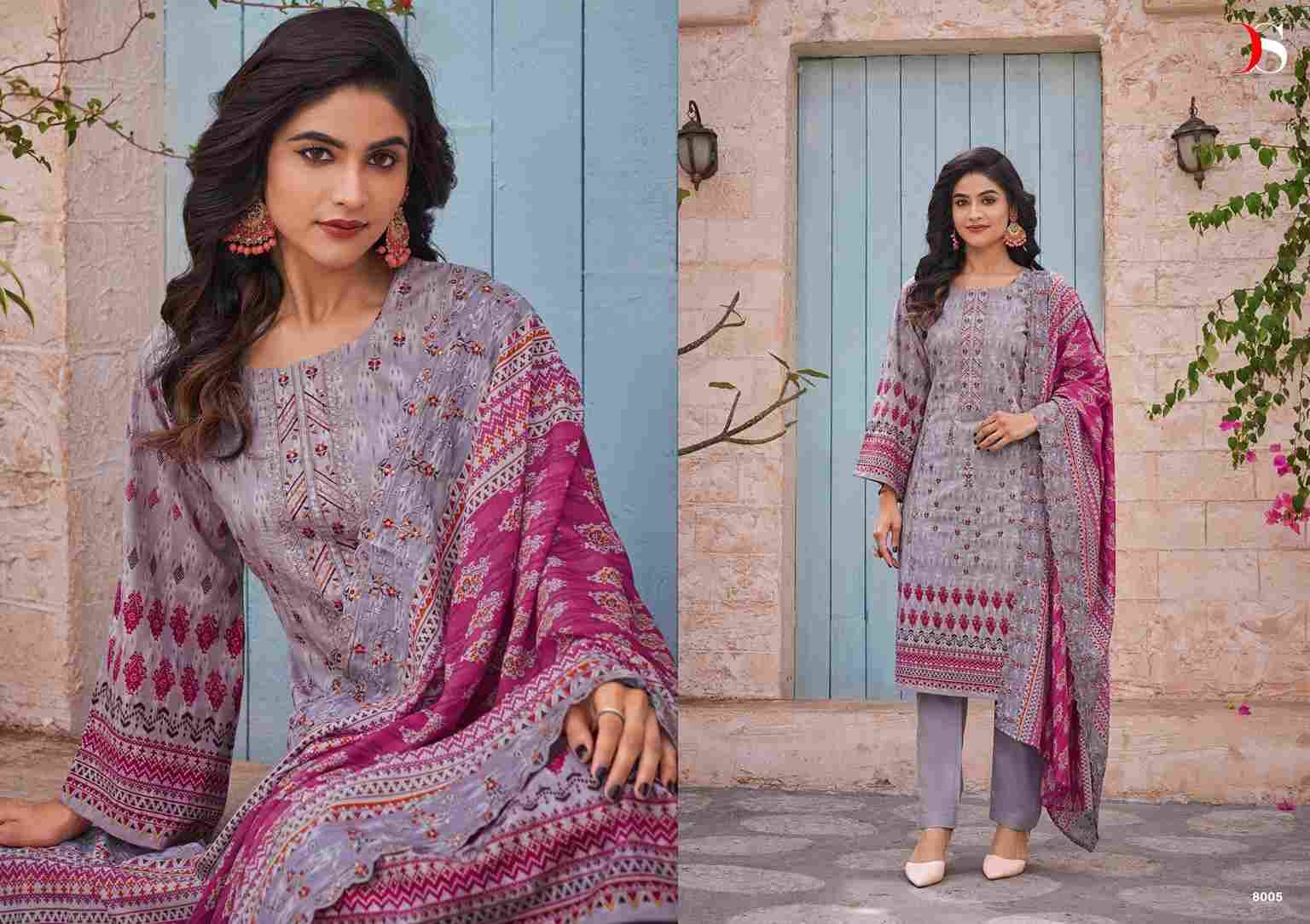 Bin Saeed Vol-8 By Deepsy Suits 8001 To 8006 Series Designer Pakistani Suits Beautiful Stylish Fancy Colorful Party Wear & Occasional Wear Pure Cotton Dresses At Wholesale Price