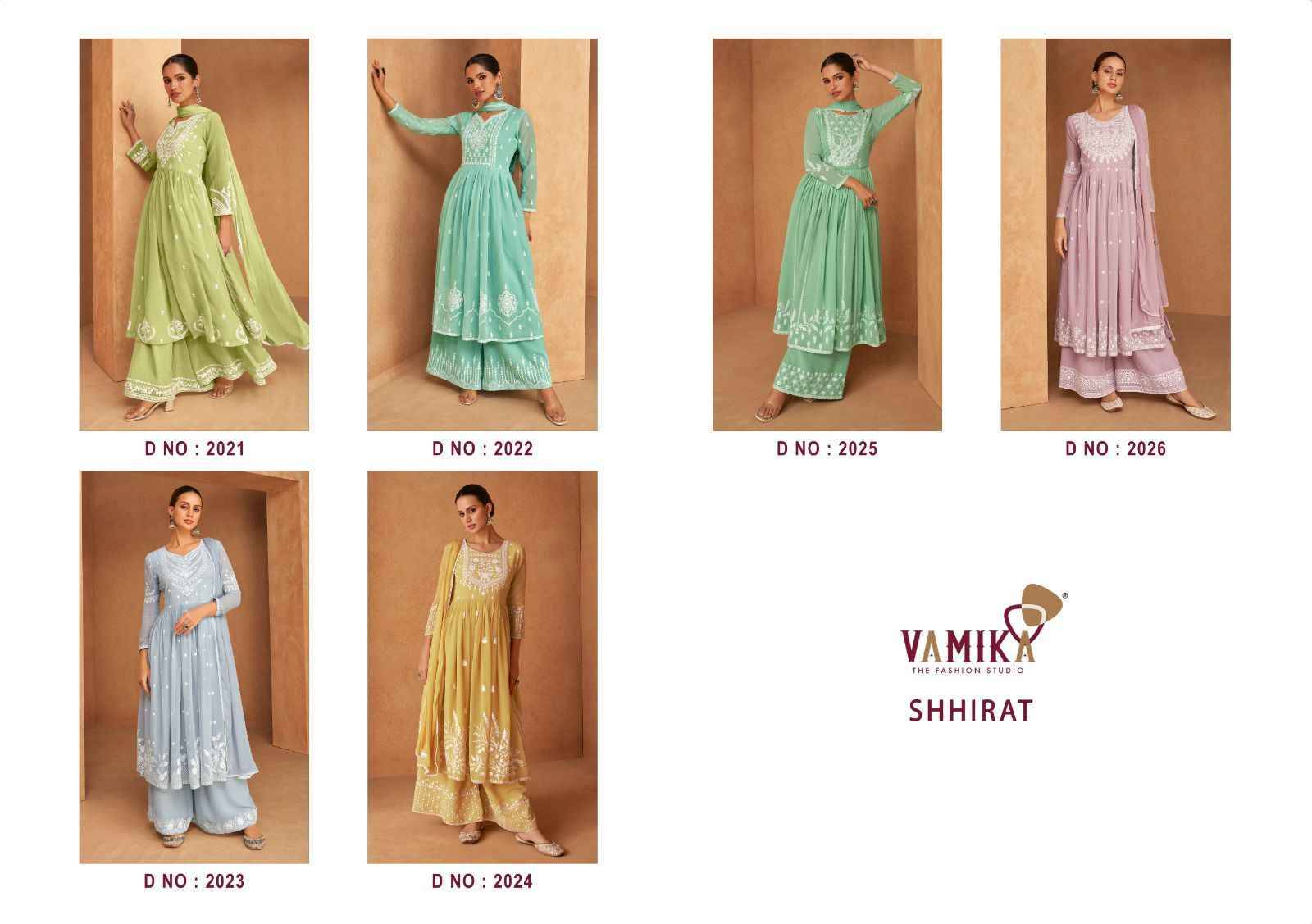 Shhirat By Vamika 2021 To 2026 Series Beautiful Festive Suits Colorful Stylish Fancy Casual Wear & Ethnic Wear Heavy Georgette Dresses At Wholesale Price