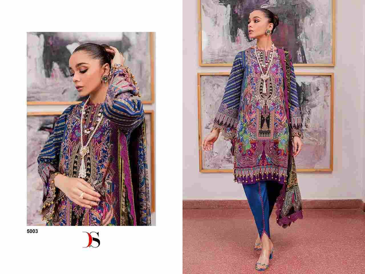 Jade Bliss Lawn-24 By Deepsy Suits 5001 To 5008 Series Designer Pakistani Suits Beautiful Stylish Fancy Colorful Party Wear & Occasional Wear Pure Cotton Dresses At Wholesale Price