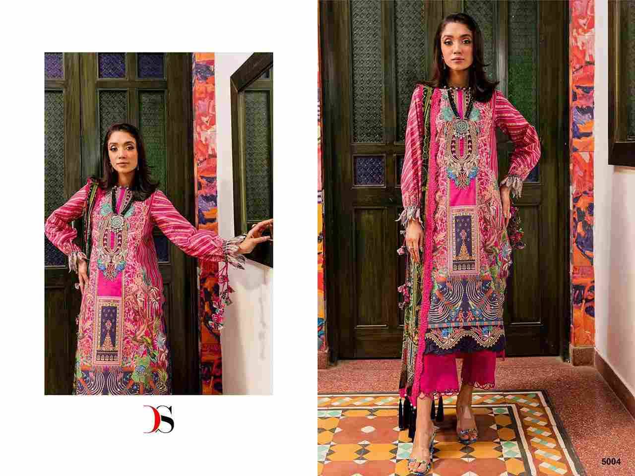 Jade Bliss Lawn-24 By Deepsy Suits 5001 To 5008 Series Designer Pakistani Suits Beautiful Stylish Fancy Colorful Party Wear & Occasional Wear Pure Cotton Dresses At Wholesale Price
