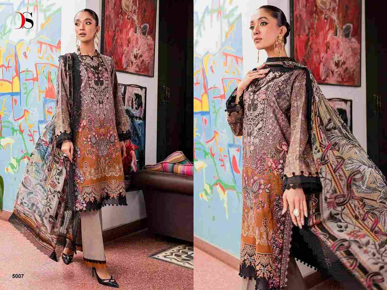 Jade Bliss Lawn-24 By Deepsy Suits 5001 To 5008 Series Designer Pakistani Suits Beautiful Stylish Fancy Colorful Party Wear & Occasional Wear Pure Cotton Dresses At Wholesale Price