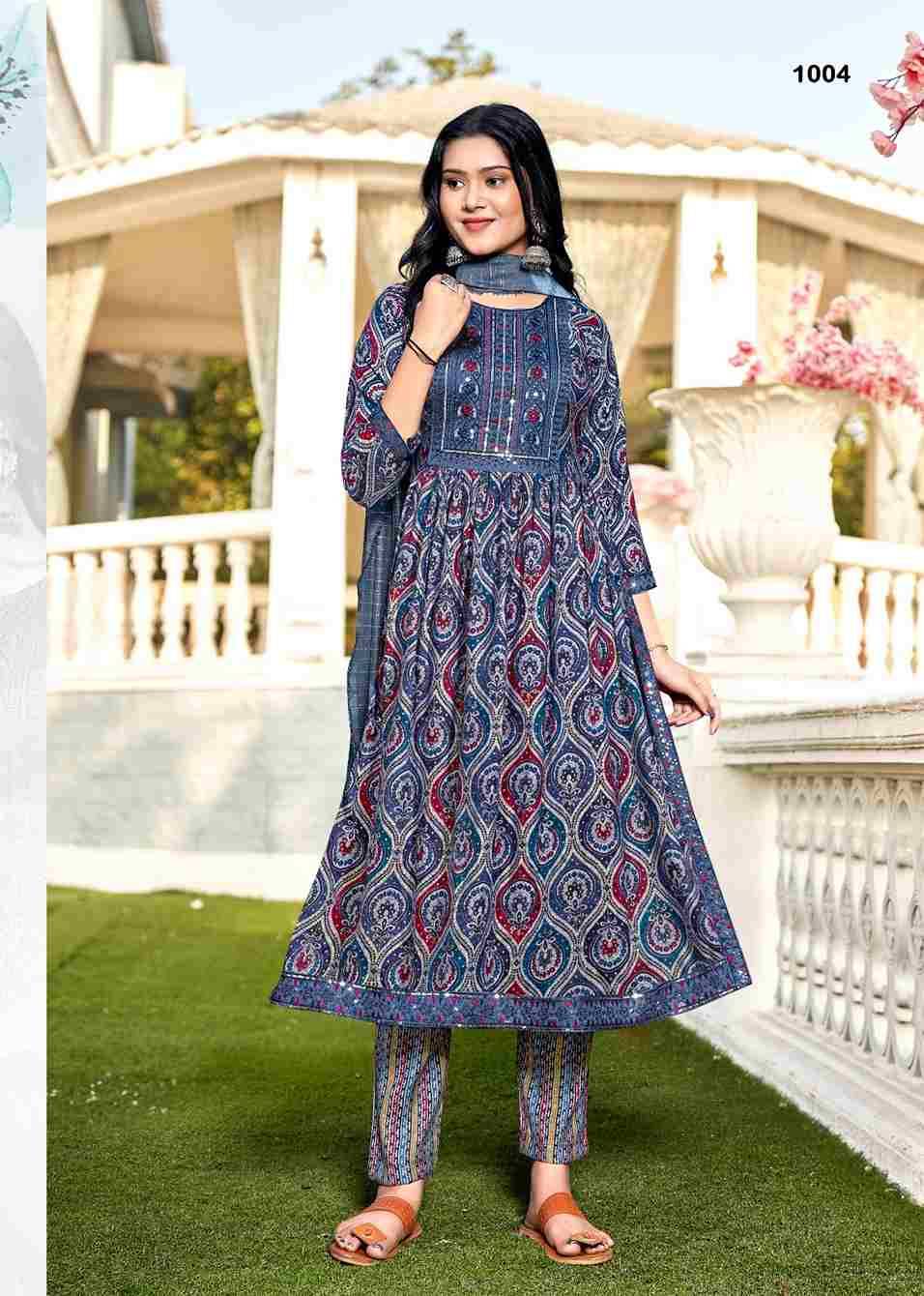 Sakhi By Bahula 1001 To 1007 Series Indian Traditional Wear Collection Beautiful Stylish Fancy Colorful Party Wear & Wear Rayon Dress At Wholesale Price
