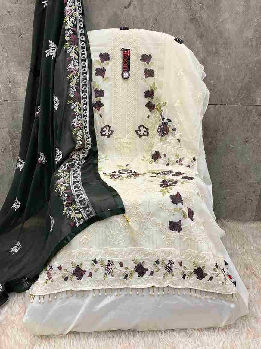 Hoor Tex Hit Design H-252 Colours By Hoor Tex H-252-A To H-252-F Series Beautiful Pakistani Suits Stylish Colorful Fancy Casual Wear & Ethnic Wear Faux Georgette Embroidered Dresses At Wholesale Price