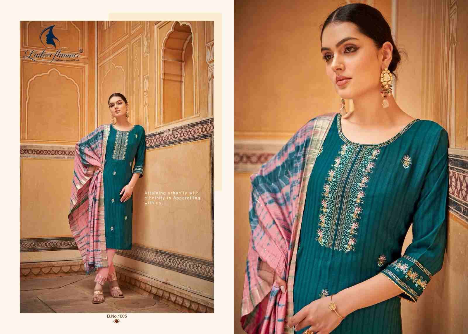 Anupama By Ladies Flavour 1001 To 1006 Series Beautiful Festive Suits Colorful Stylish Fancy Casual Wear & Ethnic Wear Heavy Rayon Dresses At Wholesale Price