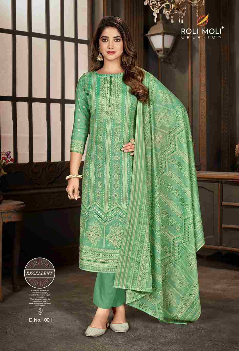 Sirat By Roli Moli 1001 To 1008 Series Beautiful Stylish Festive Suits Fancy Colorful Casual Wear & Ethnic Wear & Ready To Wear Cotton Dresses At Wholesale Price