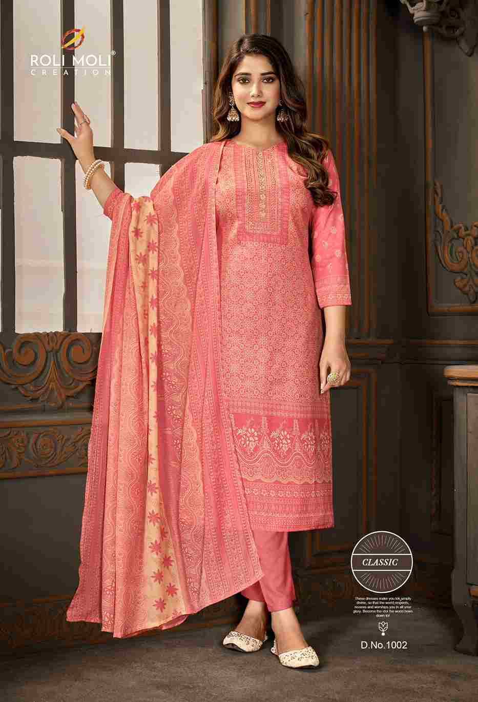 Sirat By Roli Moli 1001 To 1008 Series Beautiful Stylish Festive Suits Fancy Colorful Casual Wear & Ethnic Wear & Ready To Wear Cotton Dresses At Wholesale Price