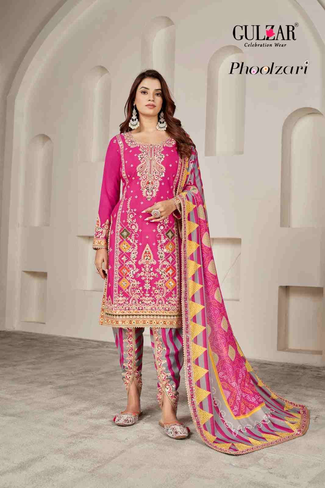 Phoolzari By Gulzar 2081 To 2084 Series Beautiful Festive Suits Colorful Stylish Fancy Casual Wear & Ethnic Wear Chinnon Dresses At Wholesale Price