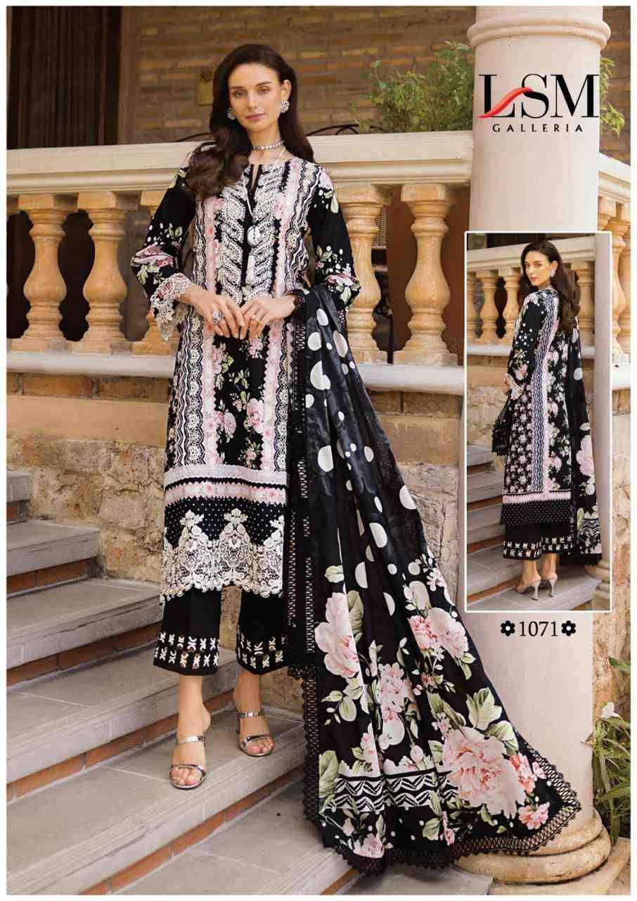 Parian Dream Vol-8 By Lsm Galleria 1071 To 1076 Series Beautiful Festive Suits Colorful Stylish Fancy Casual Wear & Ethnic Wear Pure Lawn Print With Work Dresses At Wholesale Price