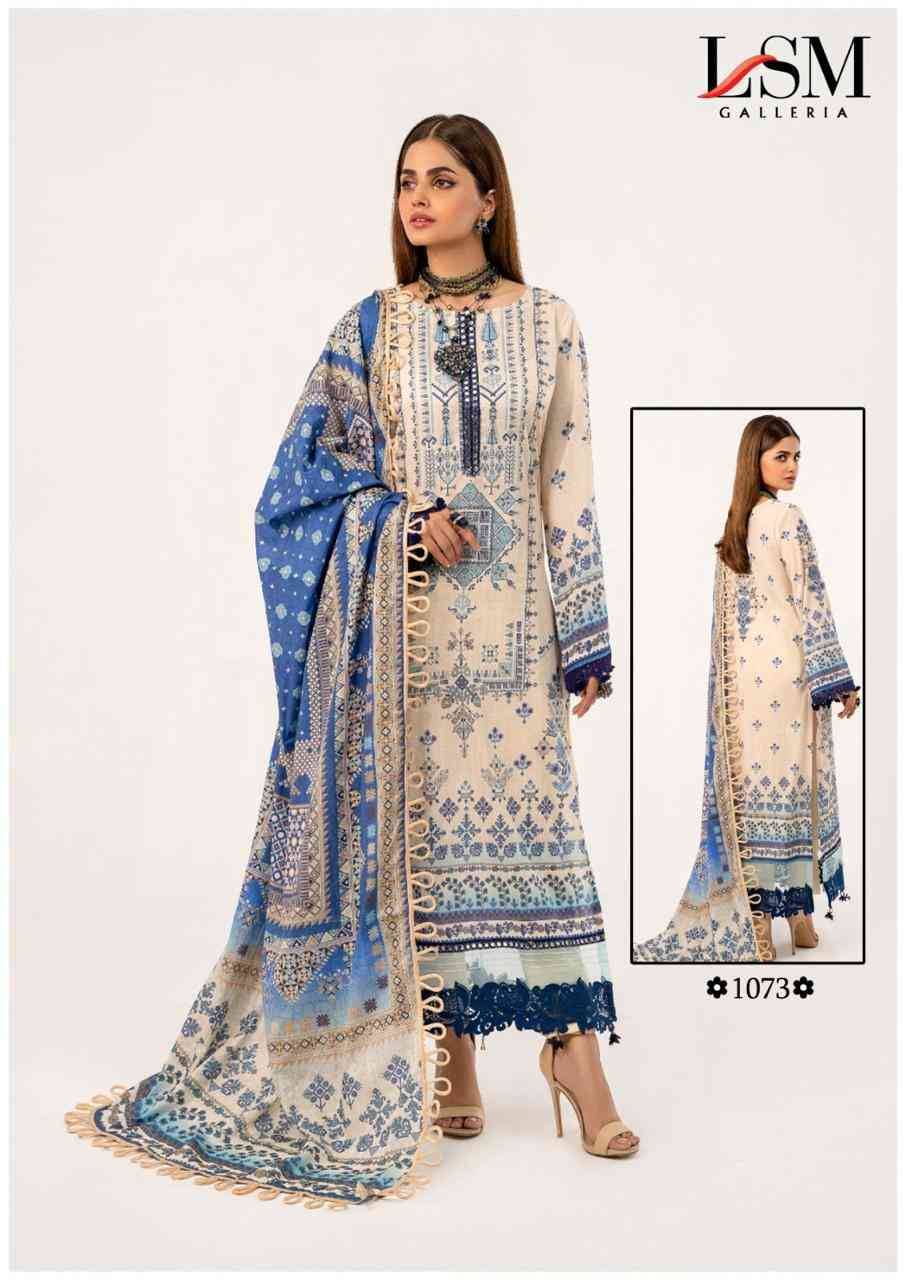 Parian Dream Vol-8 By Lsm Galleria 1071 To 1076 Series Beautiful Festive Suits Colorful Stylish Fancy Casual Wear & Ethnic Wear Pure Lawn Print With Work Dresses At Wholesale Price