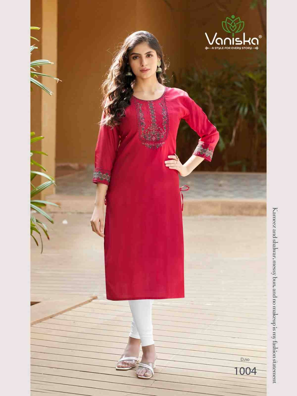 Blue Berry Vol-1 By Vaniska 1001 To 1006 Series Designer Stylish Fancy Colorful Beautiful Party Wear & Ethnic Wear Collection Rayon Embroidered Kurtis At Wholesale Price