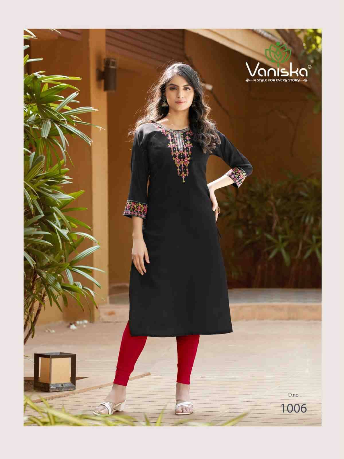 Blue Berry Vol-1 By Vaniska 1001 To 1006 Series Designer Stylish Fancy Colorful Beautiful Party Wear & Ethnic Wear Collection Rayon Embroidered Kurtis At Wholesale Price
