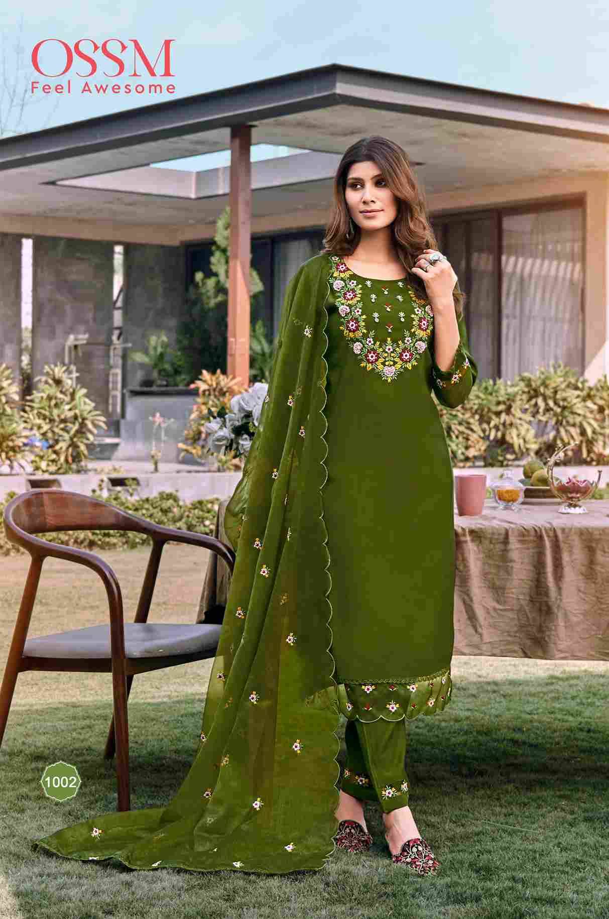 Mohey Vol-2 By Ossm 1001 To 1006 Series Designer Festive Suits Beautiful Stylish Fancy Colorful Party Wear & Occasional Wear Viscose Silk Dresses At Wholesale Price