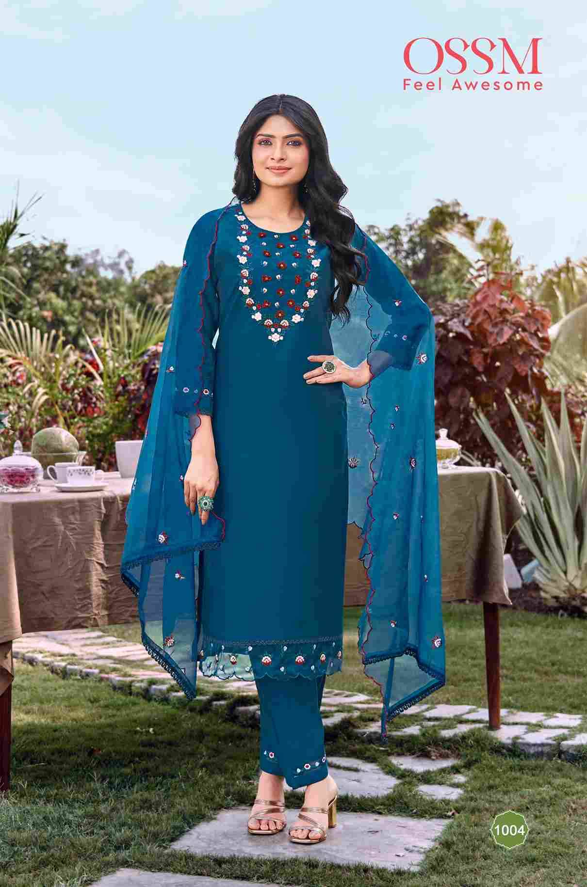 Mohey Vol-2 By Ossm 1001 To 1006 Series Designer Festive Suits Beautiful Stylish Fancy Colorful Party Wear & Occasional Wear Viscose Silk Dresses At Wholesale Price