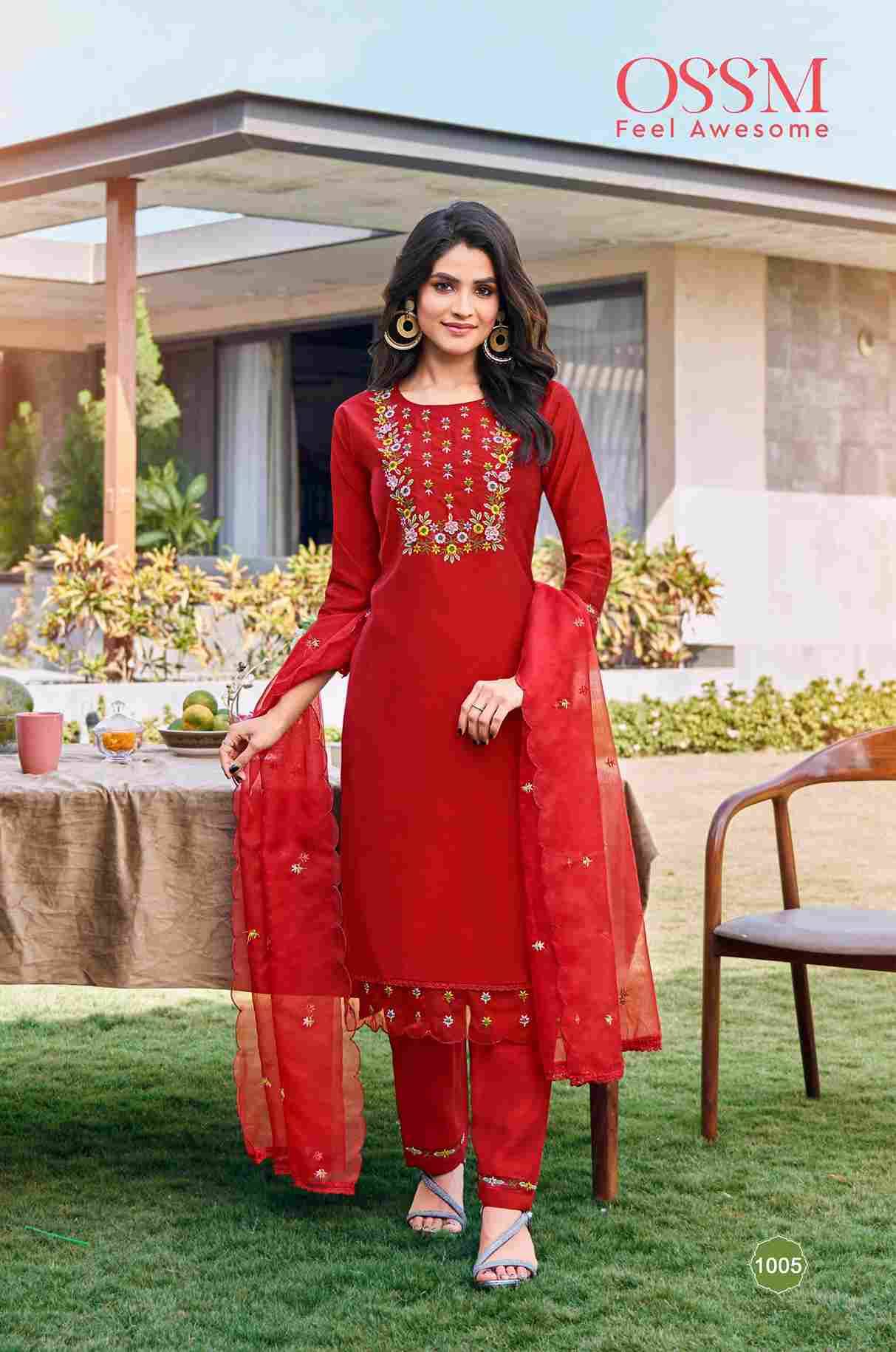 Mohey Vol-2 By Ossm 1001 To 1006 Series Designer Festive Suits Beautiful Stylish Fancy Colorful Party Wear & Occasional Wear Viscose Silk Dresses At Wholesale Price