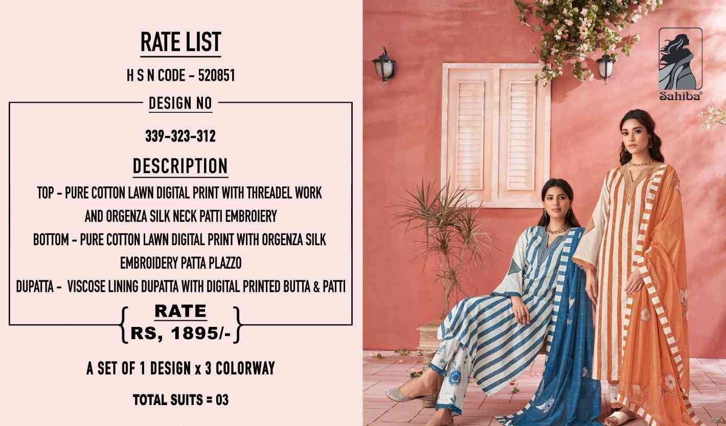 Shyla By Sahiba Fabrics Beautiful Festive Suits Colorful Stylish Fancy Casual Wear & Ethnic Wear Pure Lawn Cotton Print Dresses At Wholesale Price