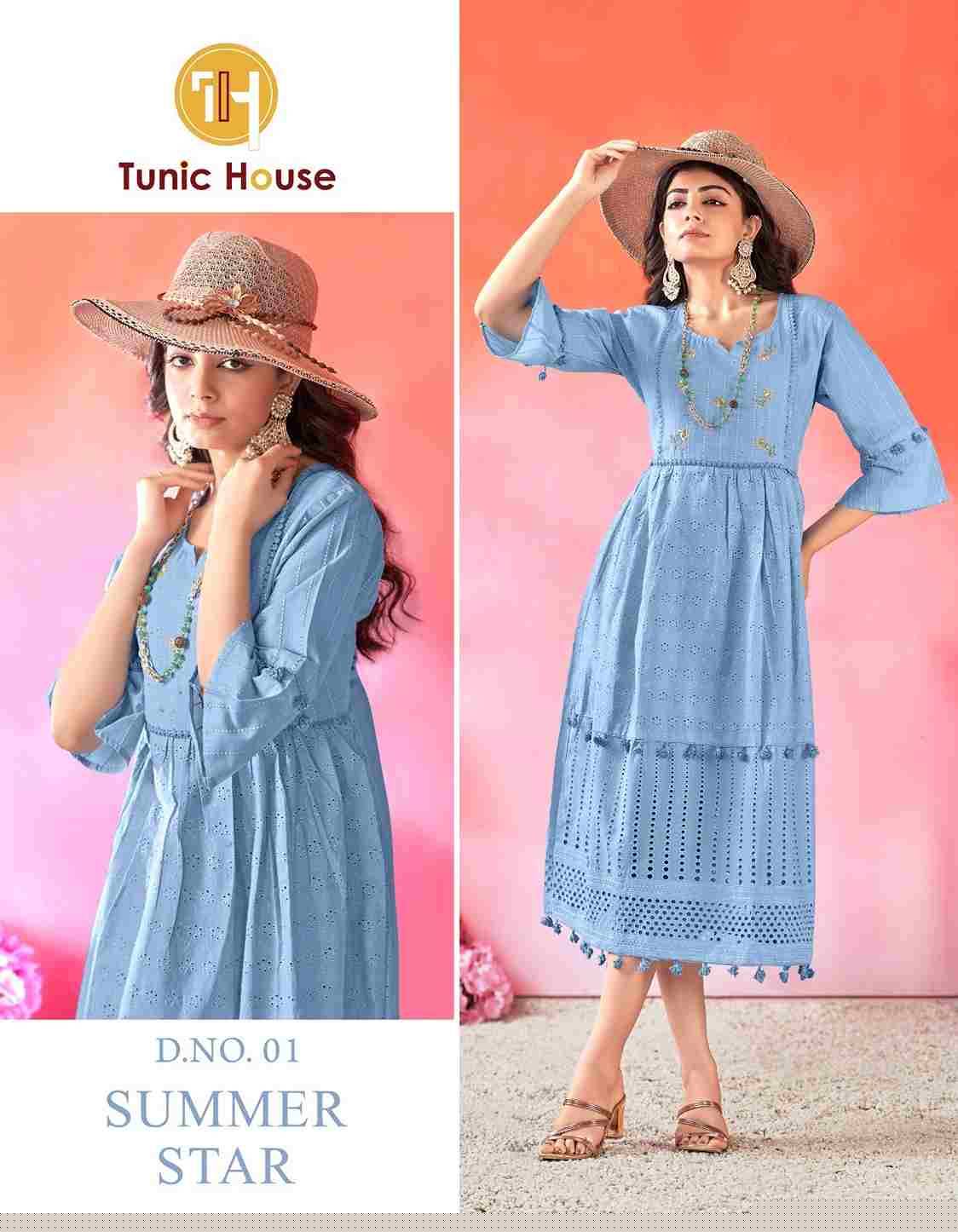 Summer Star By Tunic House 01 To 08 Series Designer Stylish Fancy Colorful Beautiful Party Wear & Ethnic Wear Collection Cotton Print Kurtis At Wholesale Price