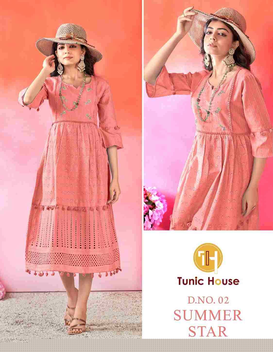 Summer Star By Tunic House 01 To 08 Series Designer Stylish Fancy Colorful Beautiful Party Wear & Ethnic Wear Collection Cotton Print Kurtis At Wholesale Price