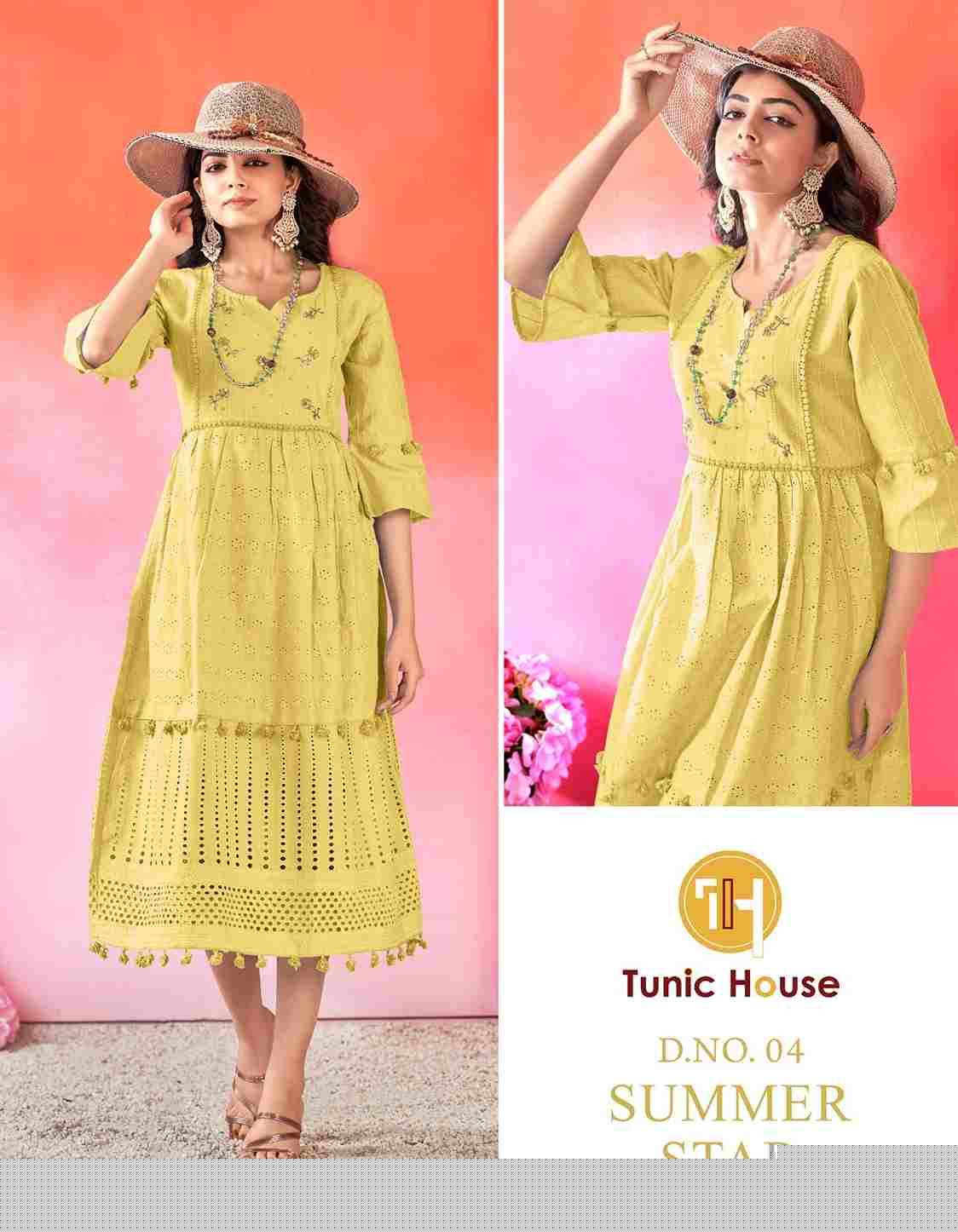 Summer Star By Tunic House 01 To 08 Series Designer Stylish Fancy Colorful Beautiful Party Wear & Ethnic Wear Collection Cotton Print Kurtis At Wholesale Price