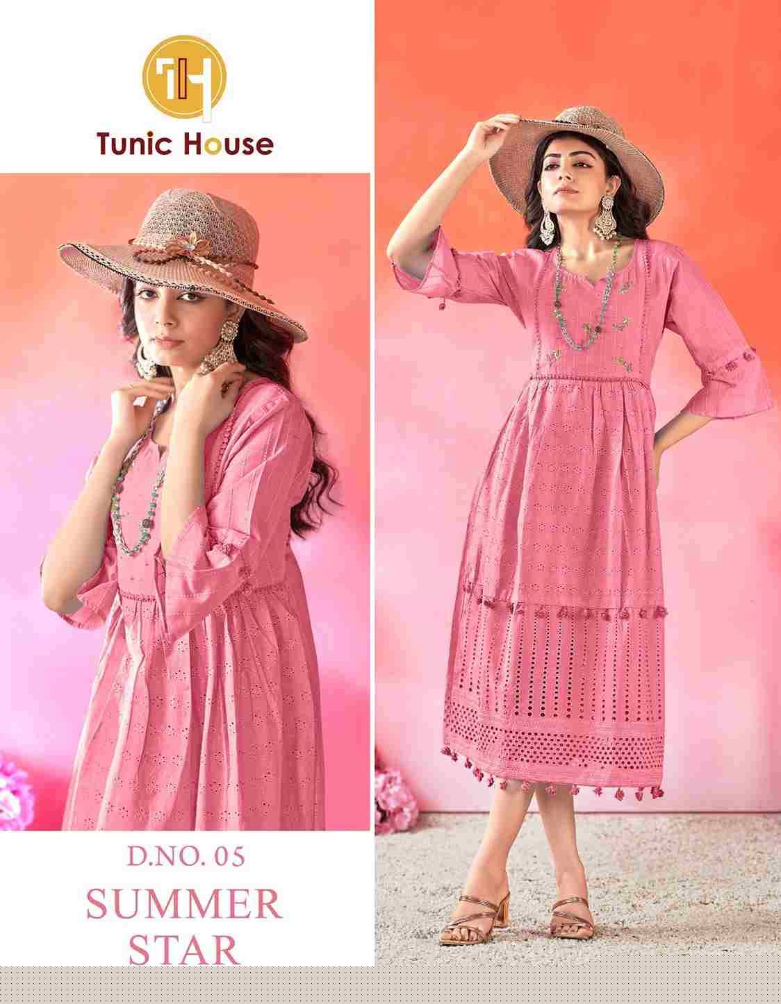 Summer Star By Tunic House 01 To 08 Series Designer Stylish Fancy Colorful Beautiful Party Wear & Ethnic Wear Collection Cotton Print Kurtis At Wholesale Price