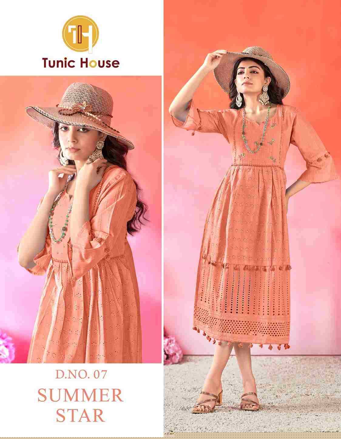 Summer Star By Tunic House 01 To 08 Series Designer Stylish Fancy Colorful Beautiful Party Wear & Ethnic Wear Collection Cotton Print Kurtis At Wholesale Price