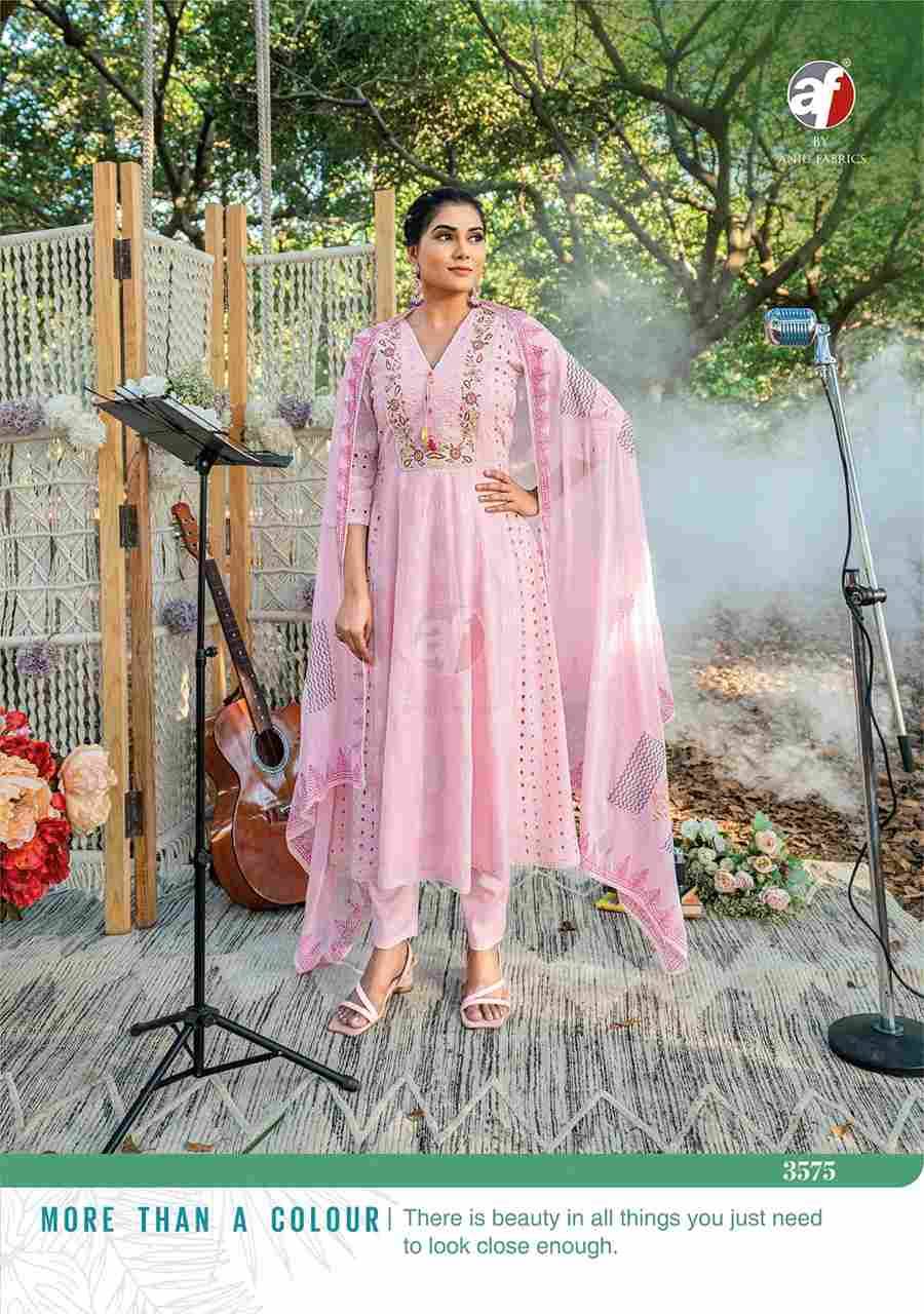Rhythm By Anju Fabrics 3571 To 3575 Series Beautiful Festive Suits Stylish Fancy Colorful Casual Wear & Ethnic Wear Cotton Dresses At Wholesale Price