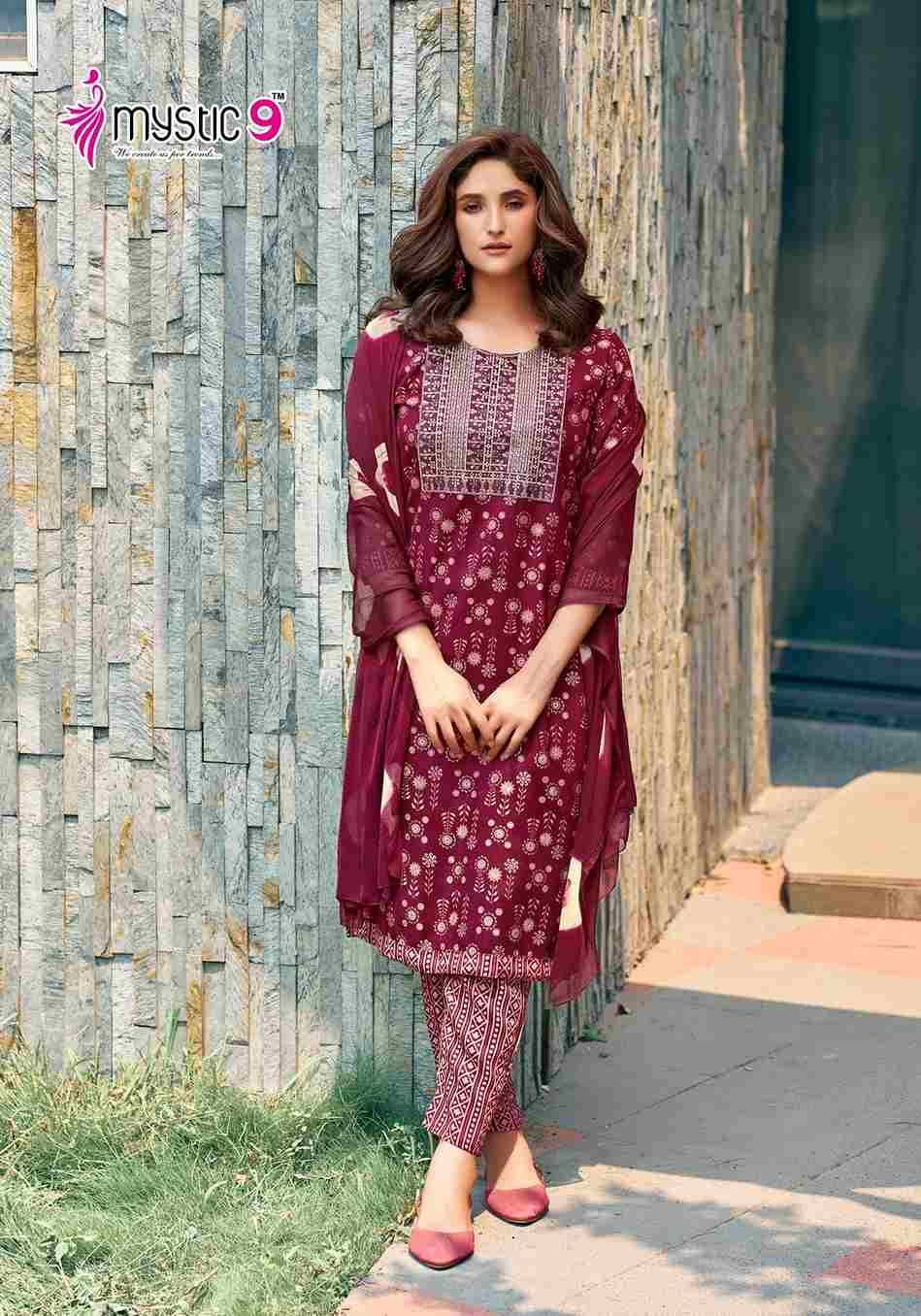 Shagun Vol-2 By Mystic 9 2001 To 2008 Series Beautiful Festive Suits Colorful Stylish Fancy Casual Wear & Ethnic Wear Rayon Print Dresses At Wholesale Price