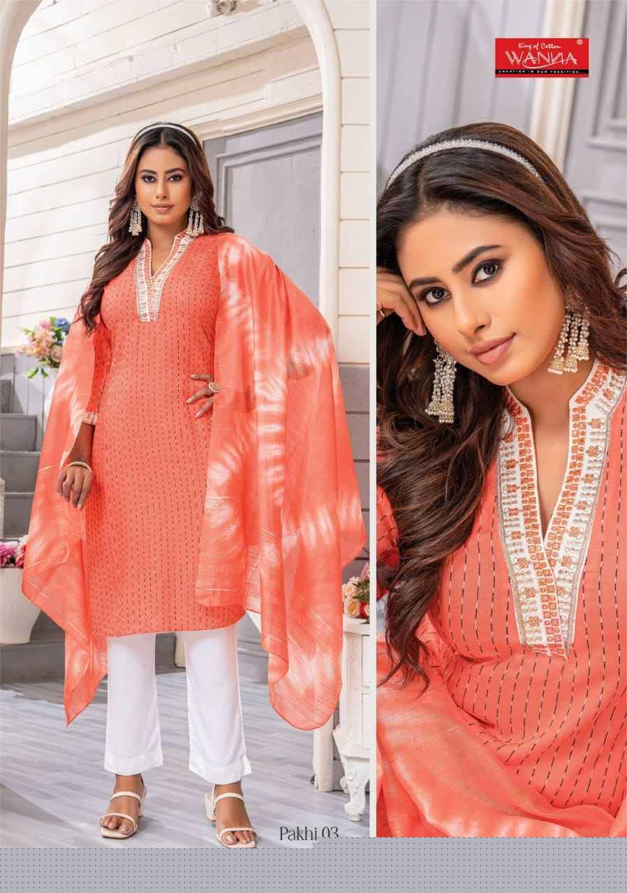 Pakhi By Wanna 01 To 08 Series Festive Suits Beautiful Fancy Colorful Stylish Party Wear & Occasional Wear Rayon Dresses At Wholesale Price