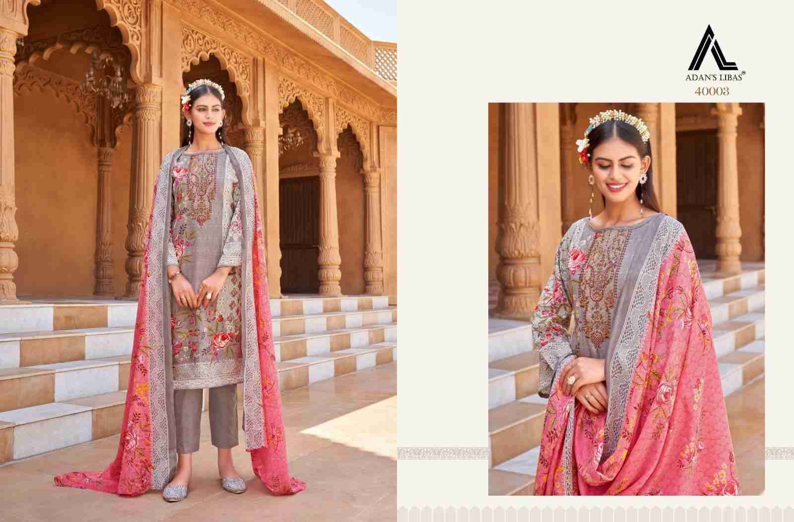Naira Vol-40 By Adans Libas 40001 To 40008 Series Beautiful Festive Suits Stylish Fancy Colorful Casual Wear & Ethnic Wear Pure Cotton Print Dresses At Wholesale Price
