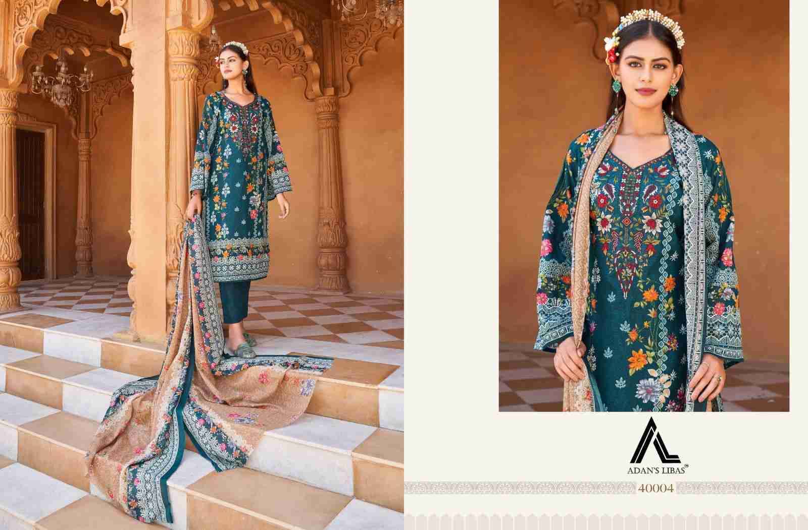 Naira Vol-40 By Adans Libas 40001 To 40008 Series Beautiful Festive Suits Stylish Fancy Colorful Casual Wear & Ethnic Wear Pure Cotton Print Dresses At Wholesale Price