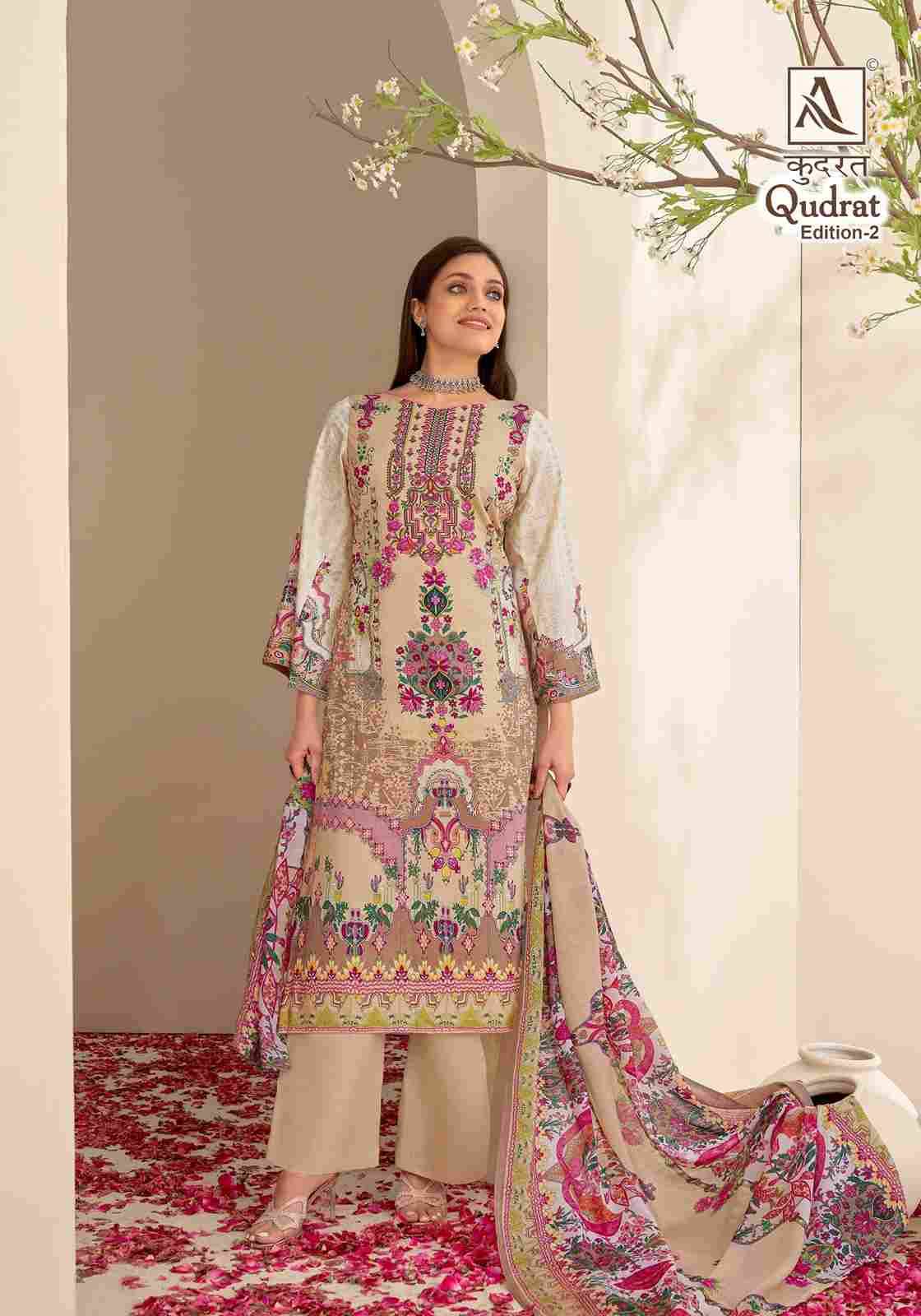 Qudrat Vol-2 By Alok Suit 1503-001 To 1503-008 Series Indian Traditional Wear Collection Beautiful Stylish Fancy Colorful Party Wear & Wear Cambric Cotton Dress At Wholesale Price