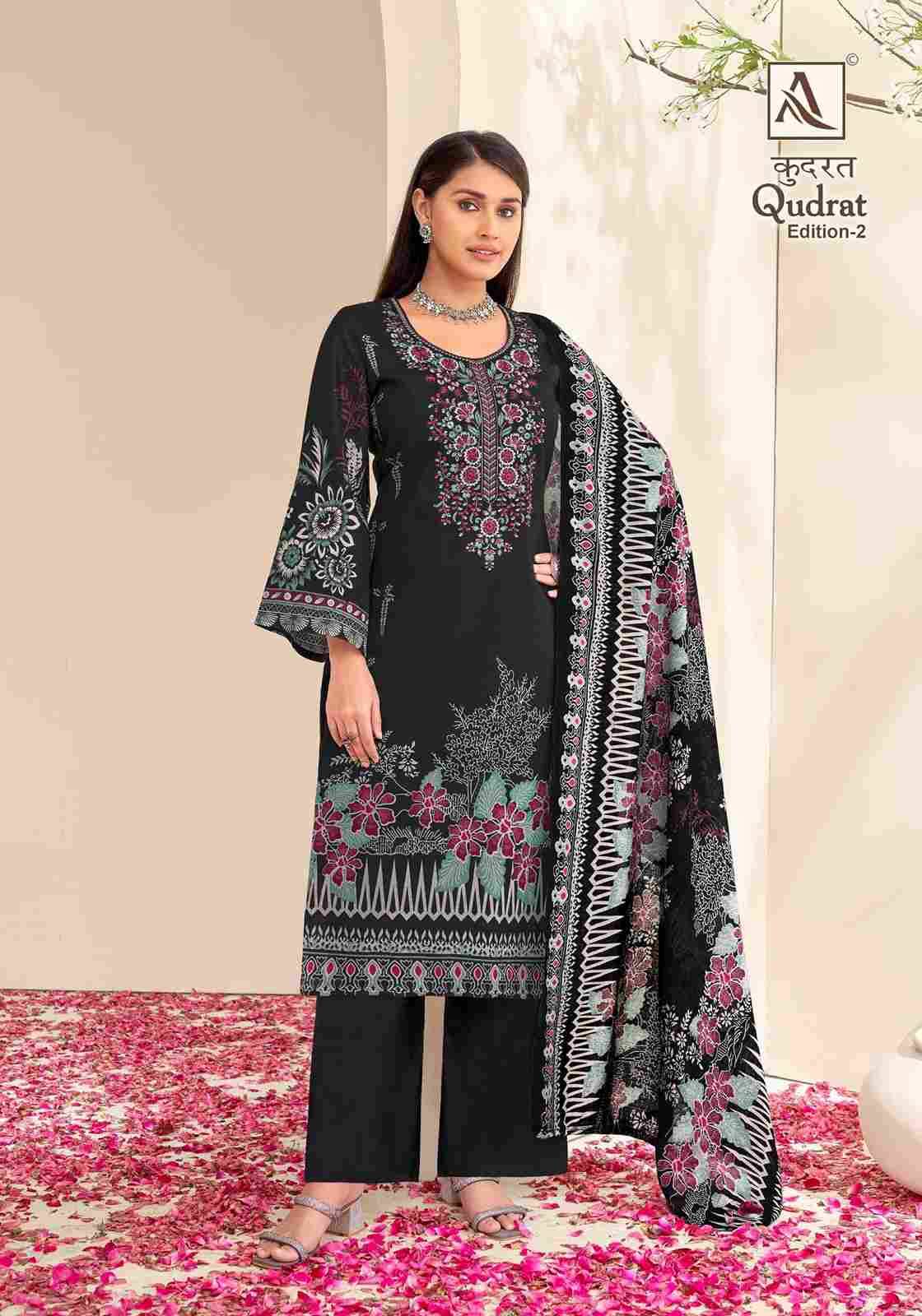 Qudrat Vol-2 By Alok Suit 1503-001 To 1503-008 Series Indian Traditional Wear Collection Beautiful Stylish Fancy Colorful Party Wear & Wear Cambric Cotton Dress At Wholesale Price