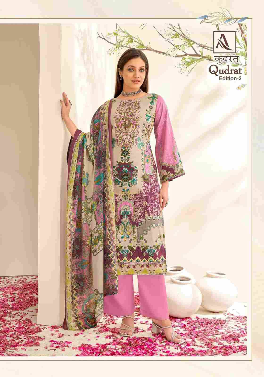 Qudrat Vol-2 By Alok Suit 1503-001 To 1503-008 Series Indian Traditional Wear Collection Beautiful Stylish Fancy Colorful Party Wear & Wear Cambric Cotton Dress At Wholesale Price