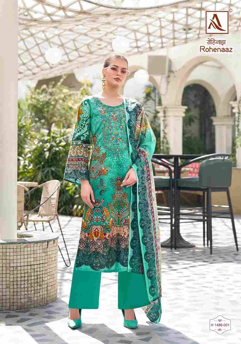 Rohenaaz By Alok Suit 1486-001 To 1486-008 Series Indian Traditional Wear Collection Beautiful Stylish Fancy Colorful Party Wear & Wear Cambric Cotton Dress At Wholesale Price