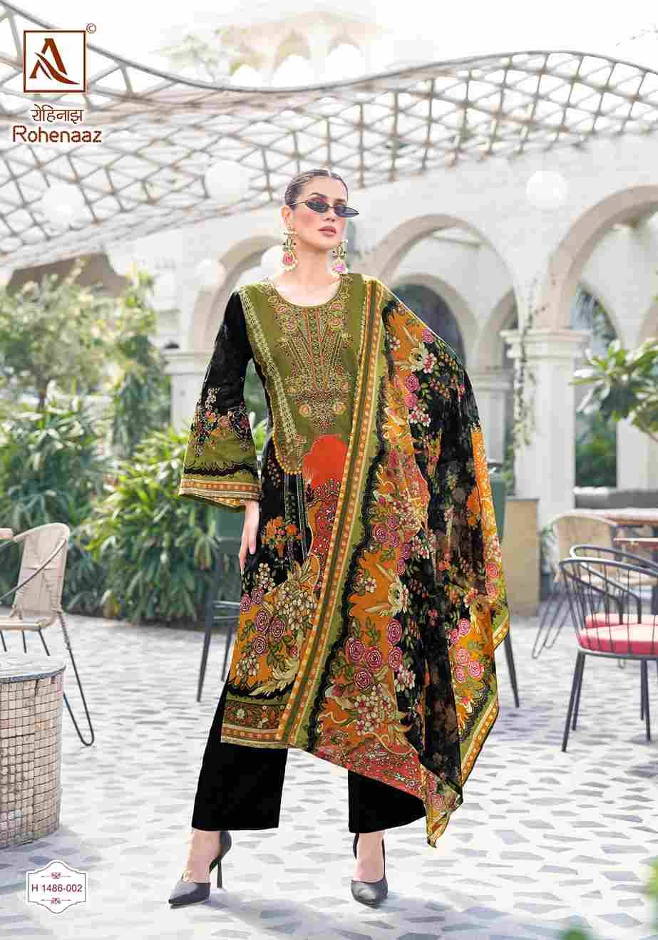 Rohenaaz By Alok Suit 1486-001 To 1486-008 Series Indian Traditional Wear Collection Beautiful Stylish Fancy Colorful Party Wear & Wear Cambric Cotton Dress At Wholesale Price