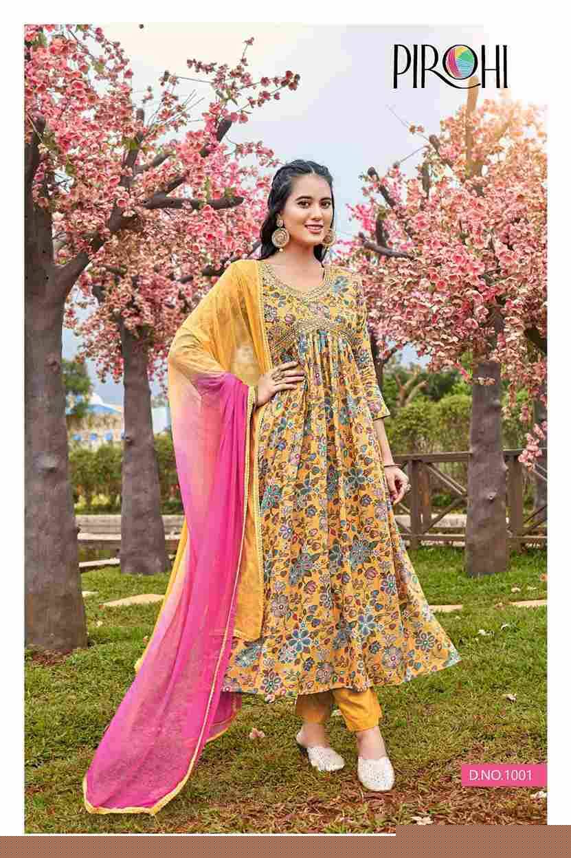 Heeriye By Pirohi 1001 To 1004 Series Festive Suits Beautiful Fancy Colorful Stylish Party Wear & Occasional Wear Mal Cotton Print Dresses At Wholesale Price