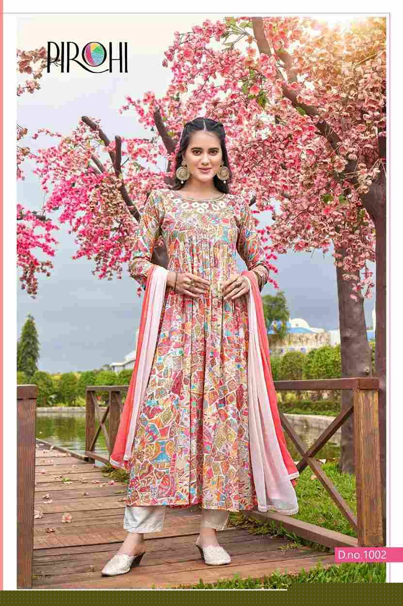 Heeriye By Pirohi 1001 To 1004 Series Festive Suits Beautiful Fancy Colorful Stylish Party Wear & Occasional Wear Mal Cotton Print Dresses At Wholesale Price