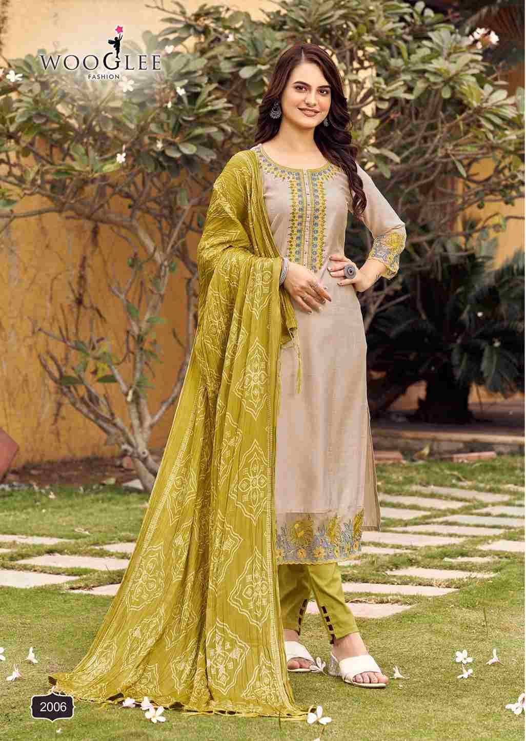 Sagaai By Wooglee 2001 To 2006 Series Festive Suits Beautiful Fancy Colorful Stylish Party Wear & Occasional Wear Viscose Dresses At Wholesale Price