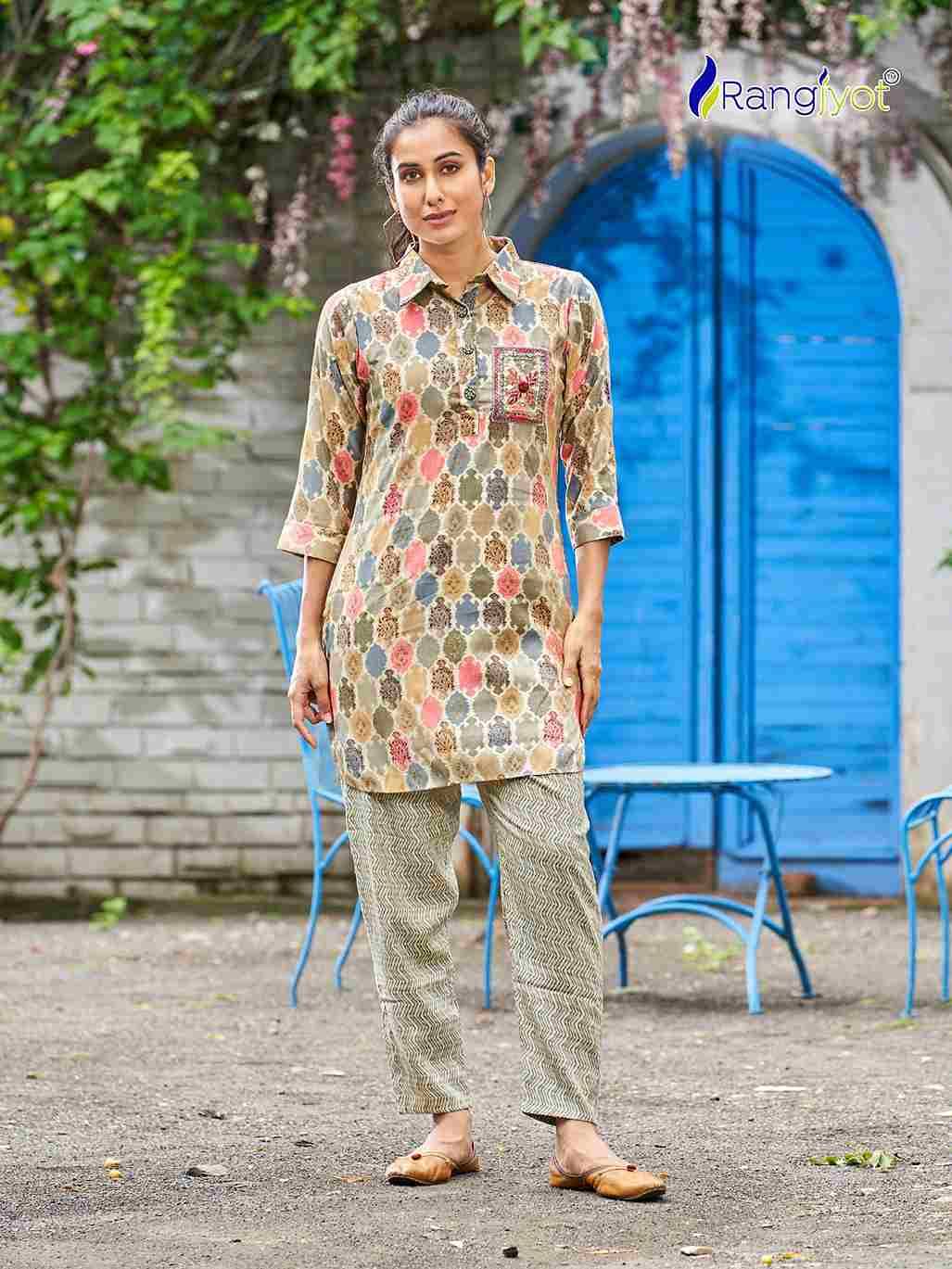 Shimoni By Rangjyot Fashion 1001 To 1005 Series Designer Stylish Fancy Colorful Beautiful Party Wear & Ethnic Wear Collection Capsule Print Tops With Bottom At Wholesale Price