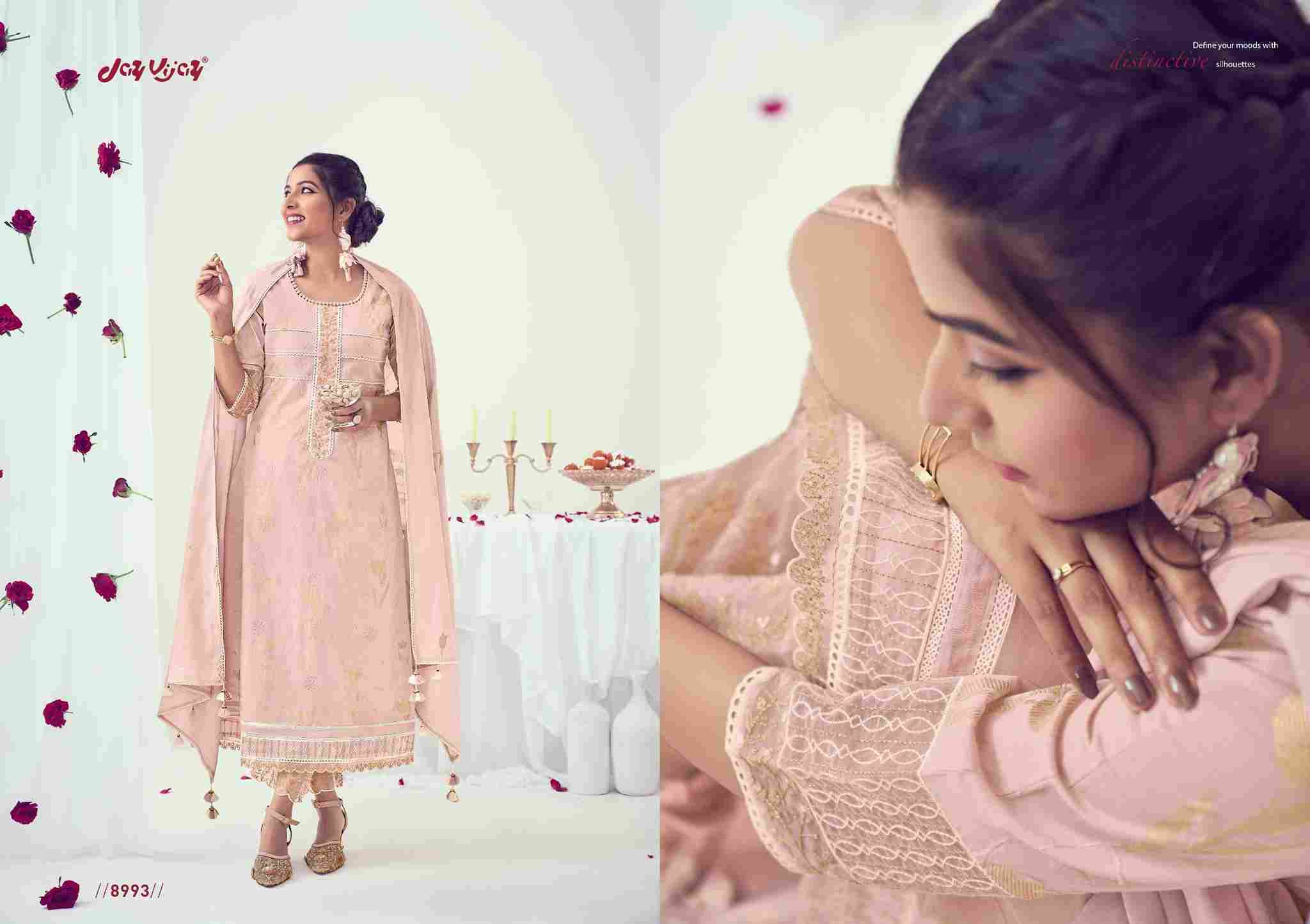 Dawat By Jay Vijay Prints 8991 To 8996 Series Designer Festive Suits Beautiful Fancy Stylish Colorful Party Wear & Occasional Wear Pure Cotton Print Dresses At Wholesale Price